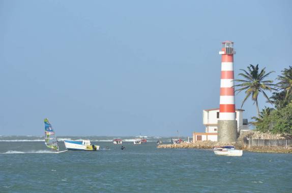 O farol de Adícora, no litoral da península de Paraguaná, ponto mais ao norte da Venezuela
